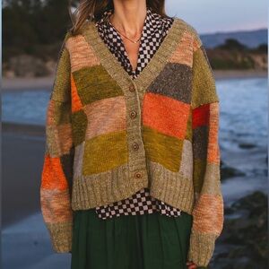 The Plaid Autumn Patchwork Sweater